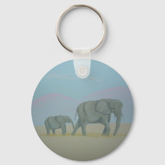 Elephants keychain
