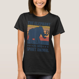 Elephants Kids The Elephant Is My Spirit Animal T-Shirt