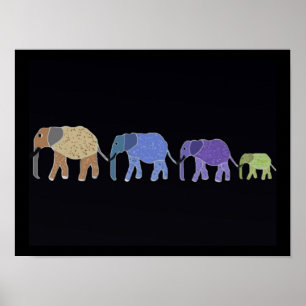 Elephants Never Forget Print