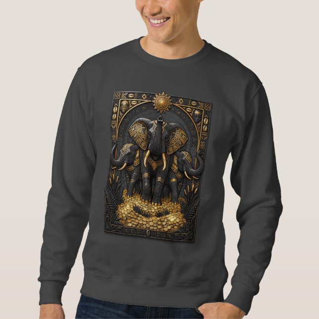 Elephants of Abundance Sweatshirt (Front)