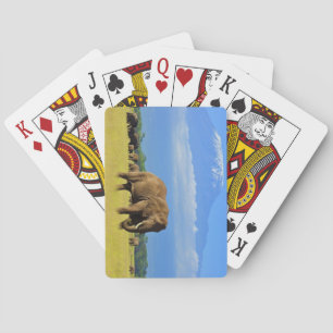 Elephants of Amboseli Playing Cards
