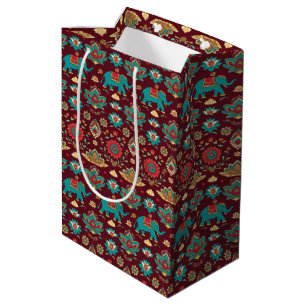 Elephants of Celebration – Diwali Reverie Medium Gift Bag