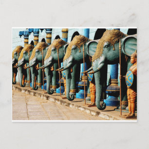 Elephants Postcard