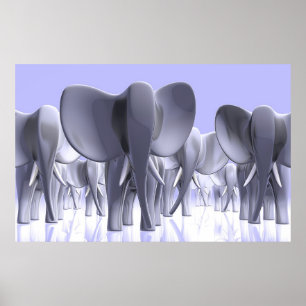 Elephants! Poster