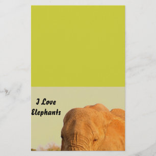 Elephants Stationery
