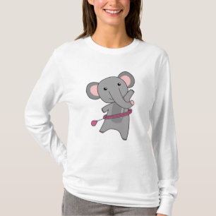 Elephants The Hullern Smart Hoop Elephant T-Shirt