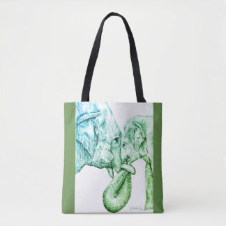 Elephants Tote Bag