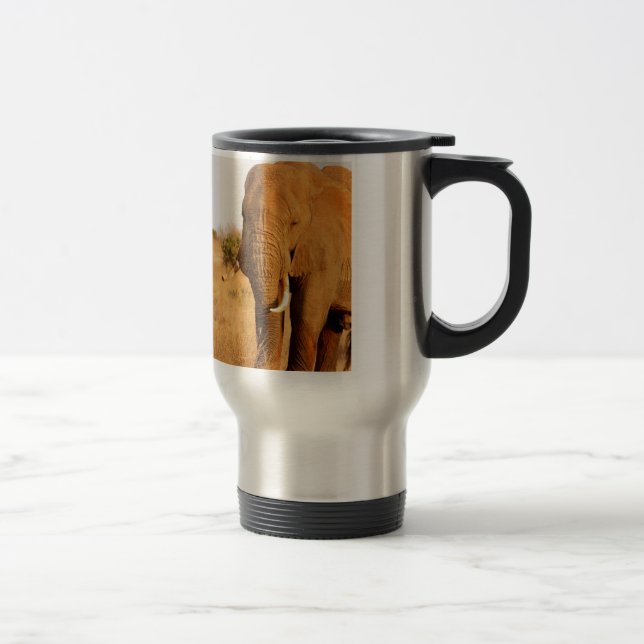 Elephants Travel Mug (Right)