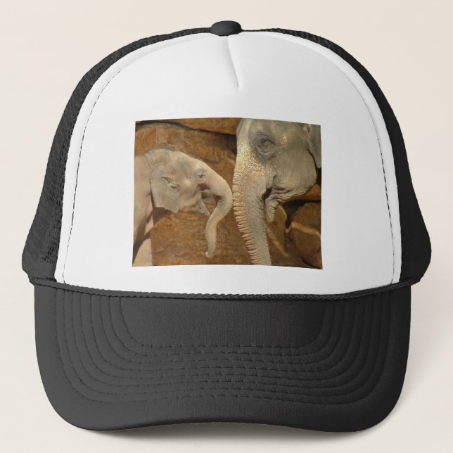 ELEPHANTS TRUCKER HAT (Front)
