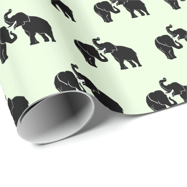 Elephants - wrapping paper (Roll Corner)