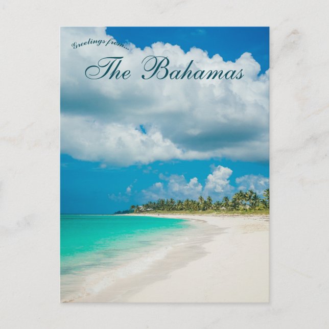 Eleuthera The Bahamas Postcard (Front)