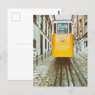 Elevador da Gloria. Lisbon, Portugal. Postcard