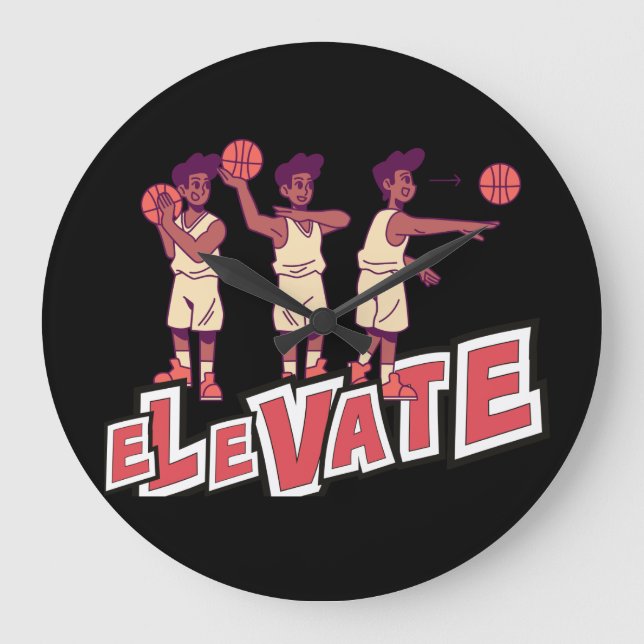 Elevate Basketball Clock (Front)