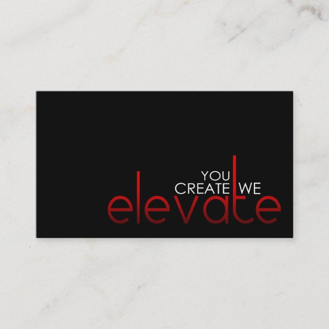 Elevate Business Cards - Shea (Front)