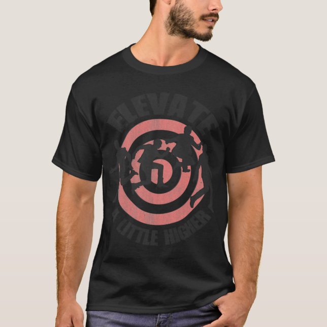 Elevate (Distressed look) T-Shirt (Front)