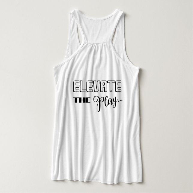 Elevate the Mind Elevate the Play Singlet (Design Back)