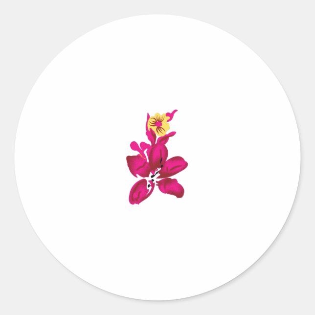 Elevate Your Design Game with ClassicRound Sticker (Front)