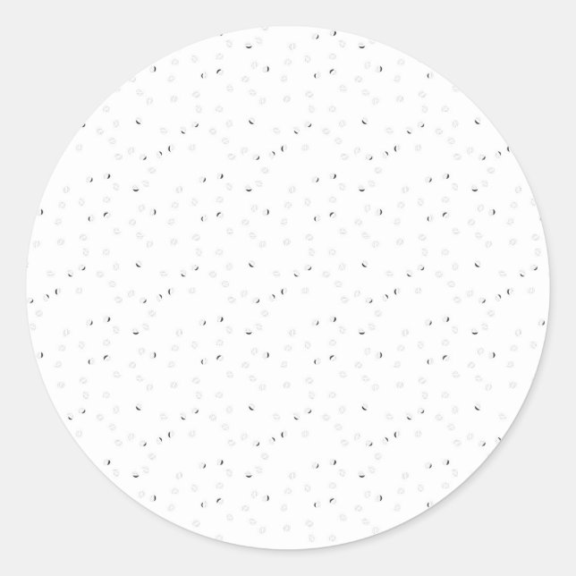 Elevate Your Design Game with ClassicRound Sticker (Front)