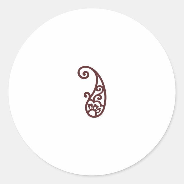 Elevate Your Design Game with ClassicRound Sticker (Front)