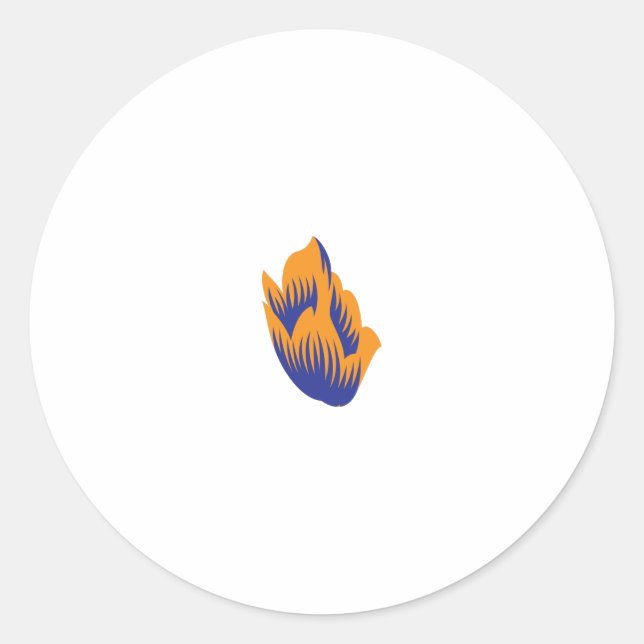 Elevate Your Design Game with ClassicRound Sticker (Front)
