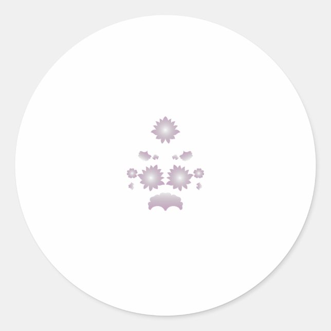 Elevate Your Design Game with ClassicRound Sticker (Front)