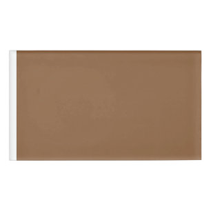 Elevate Your Design with a Brown Background Name Tag