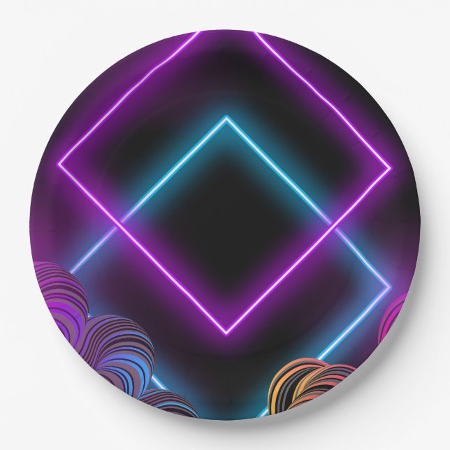 Elevate Your Dining Experience with 9" Round  Paper Plate (Front)