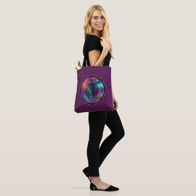 Elevate Your Inner Sparkle Tote Bag (On Model)