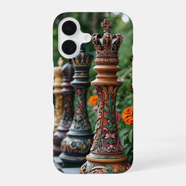 Elevate Your iPhone Game with Chess-Inspired Case  (Back)