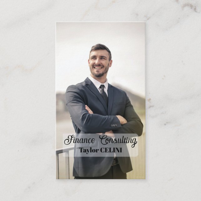 Elevate Your Networking with Professional QR Code  Business Card (Front)