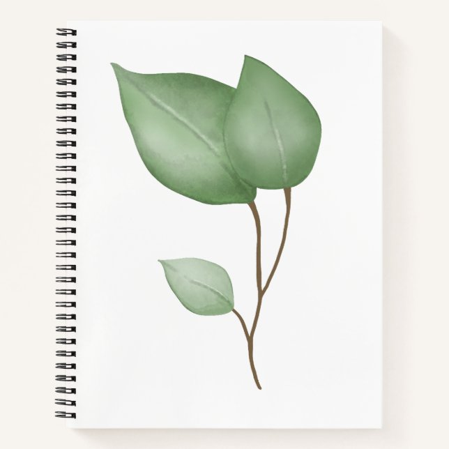 Elevate Your Notes: Branded 8.5" x 11" Edition Notebook (Front)