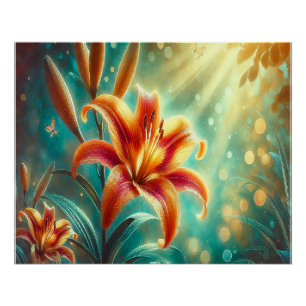 🌸 Elevate Your Space with Radiant Bloom! 🌸 Poster