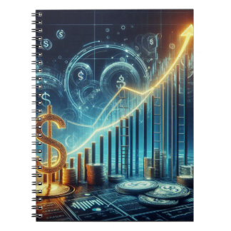 Elevate your space with trading-inspired art. 08 notebook