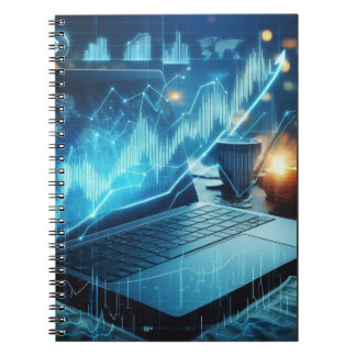 Elevate your space with trading-inspired art. 09 notebook