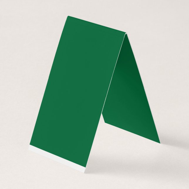 Elevate your Web Design with a Green Background Business Card (Back)