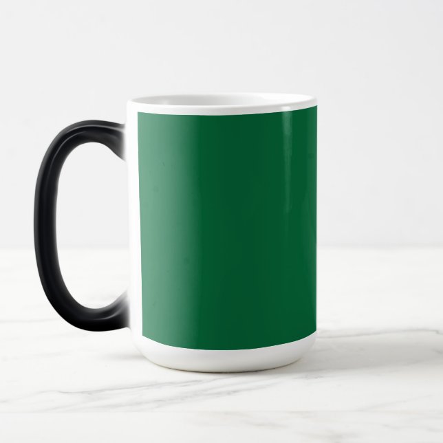Elevate your Web Design with a Green Background Magic Mug (Left)
