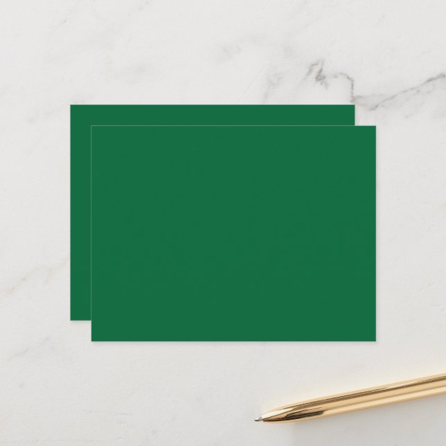 Elevate your Web Design with a Green Background Postcard (Front/Back In Situ)