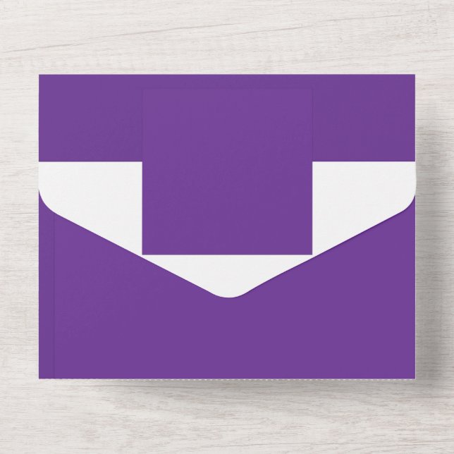 Elevate Your Website Design with a Stunning Purple All In One Invitation (Back)