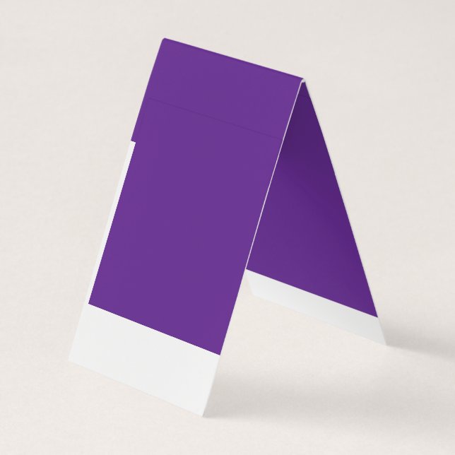 Elevate Your Website Design with a Stunning Purple Business Card (Back)
