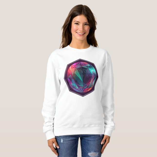 Elevate Yout Inner Sparkle T-Shirt Sweatshirt (Front Full)
