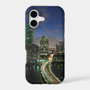 Elevated city skyline