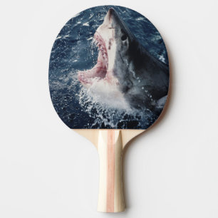 Elevated Shark mouth open Ping Pong Paddle