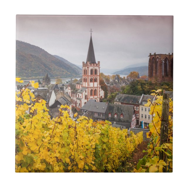 Elevated Town View | Germany Tile (Front)