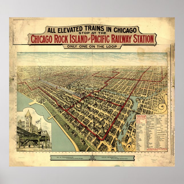 Elevated Trains in Chicago (1897) Poster (Front)