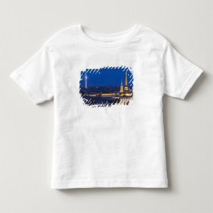 Elevated view of the Television Tower Toddler T-Shirt
