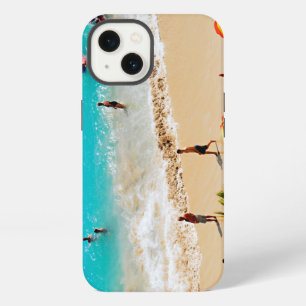Elevated View Of Waikiki Beach Scene, Honolulu iPhone 13 Case