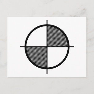 Elevation Symbol Postcard (dark)