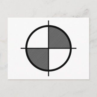Elevation Symbol Postcard (dark)