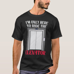 Elevator Buttons Mechanic Technician Constructors T-Shirt