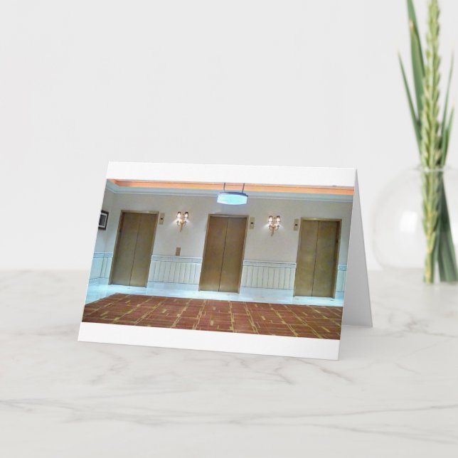 Elevator card (Front)